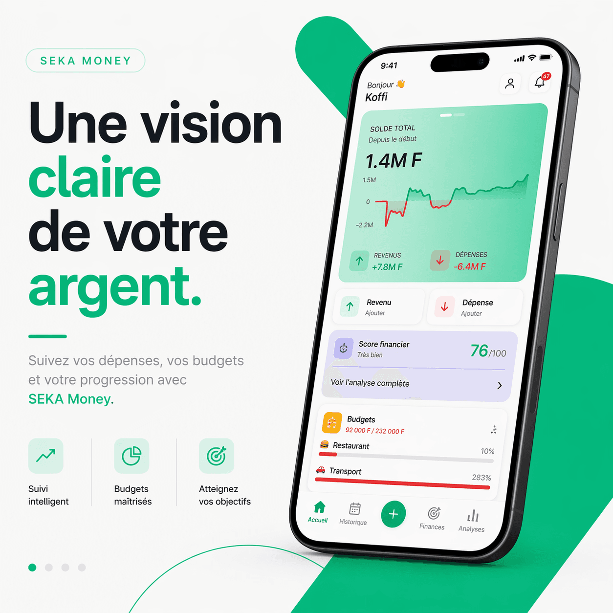 SEKA Money - Une vision claire de votre argent